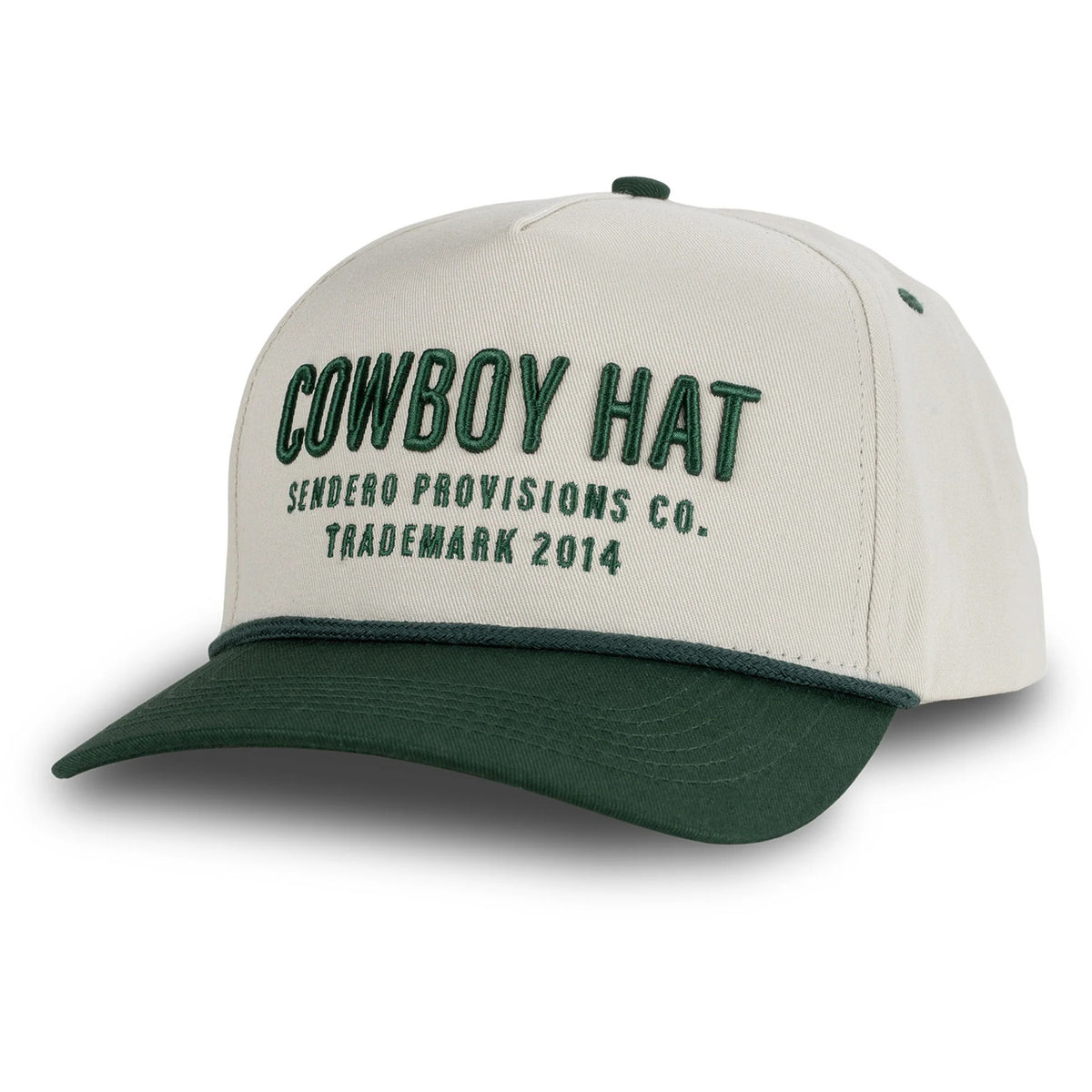 Sendero Provisions Co. Cowboy Hat Cream/Green