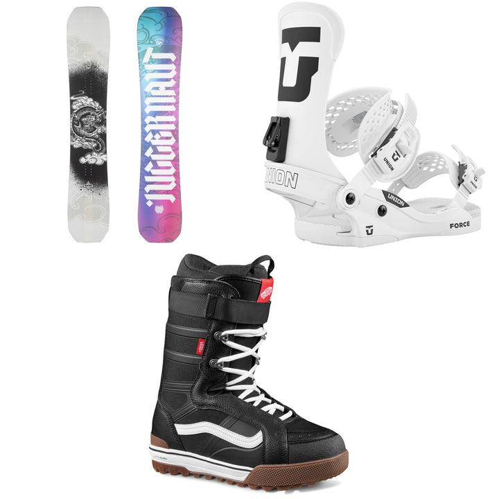 Rossignol Juggernaut Snowboard + Union Force Classic Snowboard Bindings + Vans Hi-Standard Pro Snowboard Boots 2026