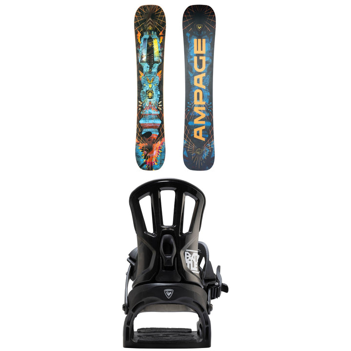 Rossignol Ampage Vol.1 Snowboard + Battle Snowboard Bindings 2026