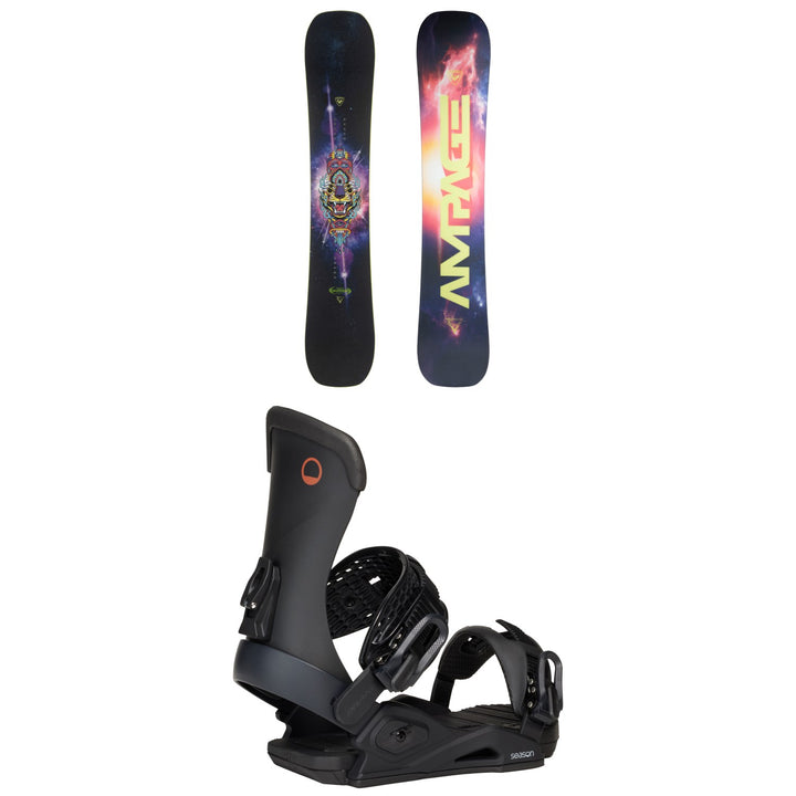 Rossignol Ampage Vol.2 Snowboard + Season Meld Snowboard Bindings 2026