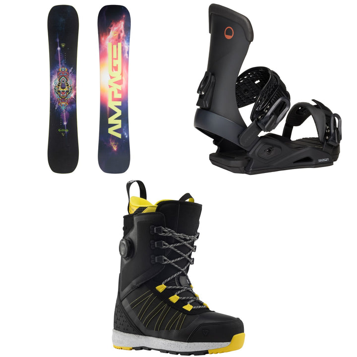 Rossignol Ampage Vol.2 Snowboard + Season Meld Snowboard Bindings + Rossignol RS Hybrid Snowboard Boots 2026