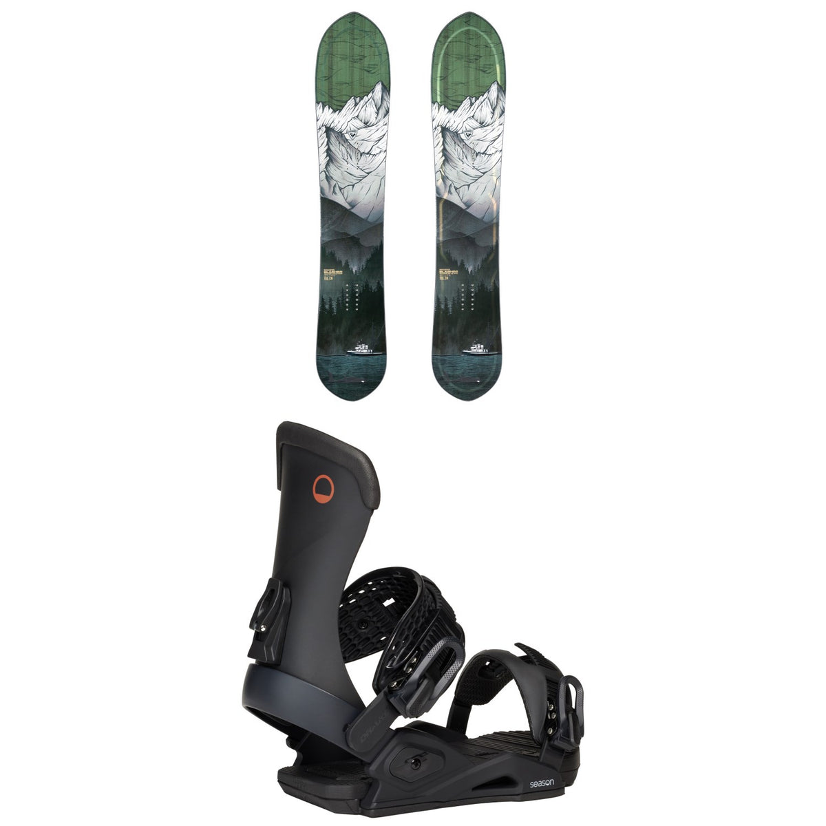 Rossignol XV Slashimi Snowboard + Season Meld Snowboard Bindings 2026