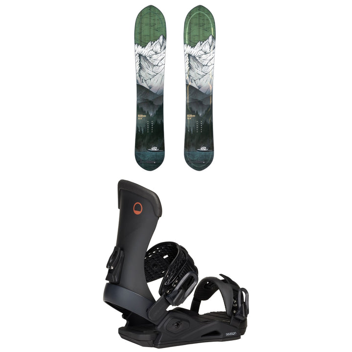 Rossignol XV Slashimi Snowboard + Season Meld Snowboard Bindings 2026
