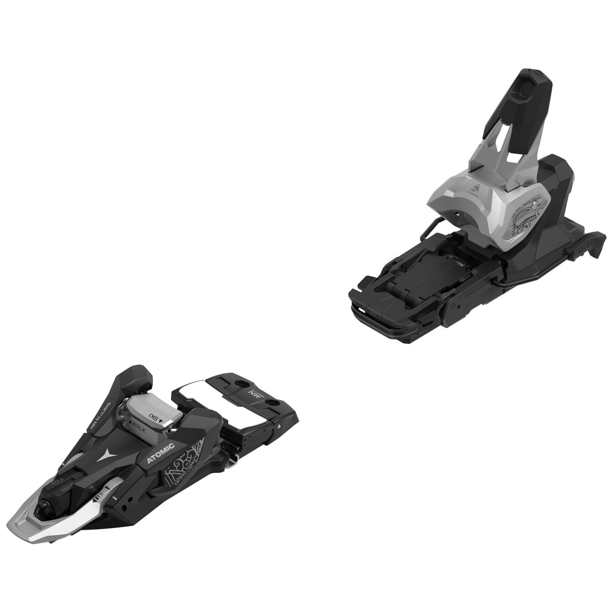 Atomic Shift² 16 MN Bent Chetler Alpine Touring Ski Bindings 2027 Black/Bright Silver