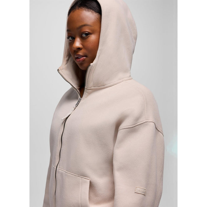 Prana DreamFleece Full Zip Hoodie - Women's Almond