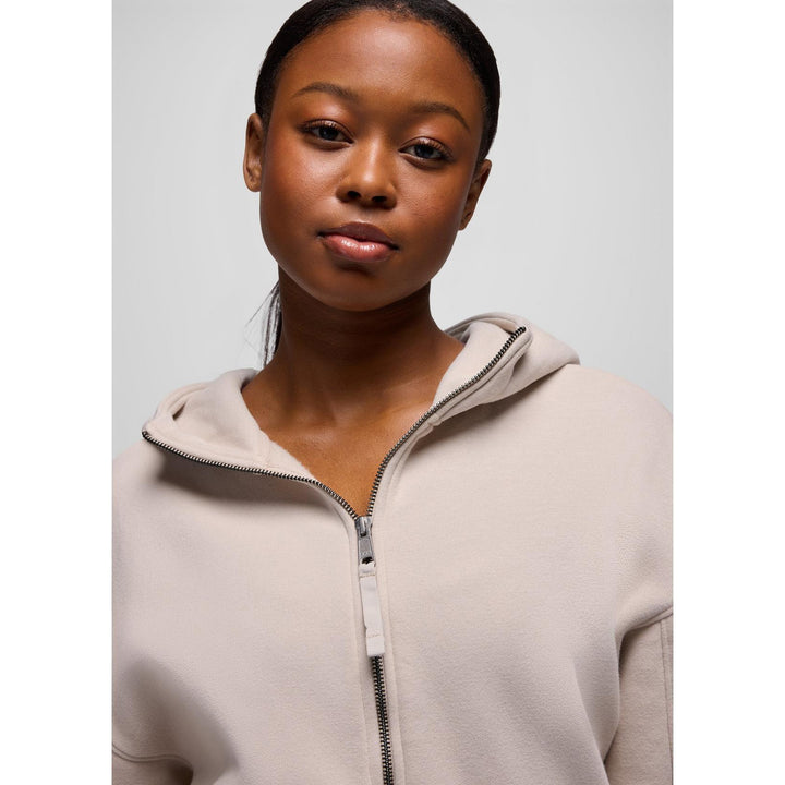 Prana DreamFleece Full Zip Hoodie - Women's Almond