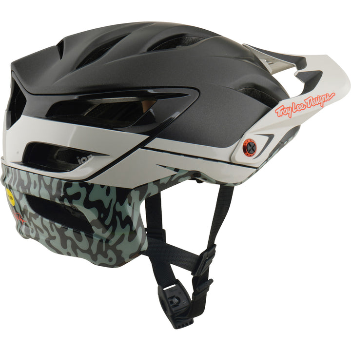 Troy Lee Designs A3 MIPS Bike Helmet Halo Charcoal/Pumice