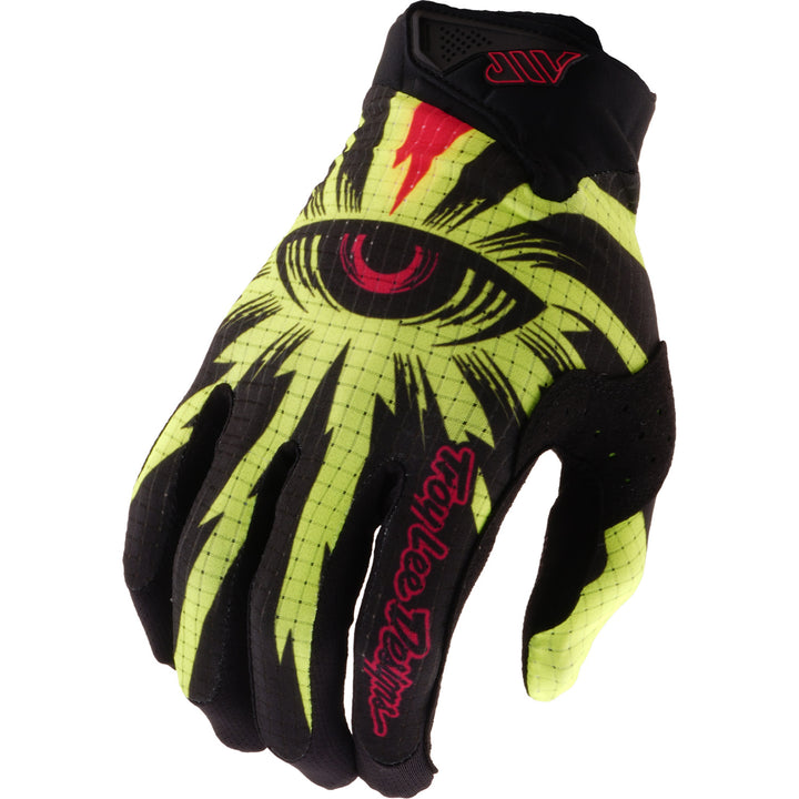 Troy Lee Designs Air Bike Gloves - Kids' Cyclops Black/Flo Yellow