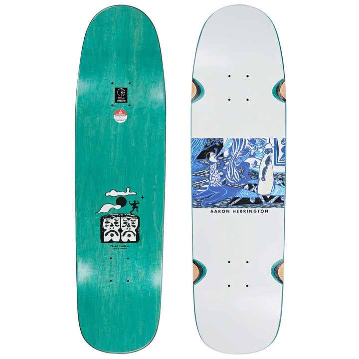 Polar Skate Co. Aaron Herrington Serenade P9 WW 8.625 Skateboard Deck