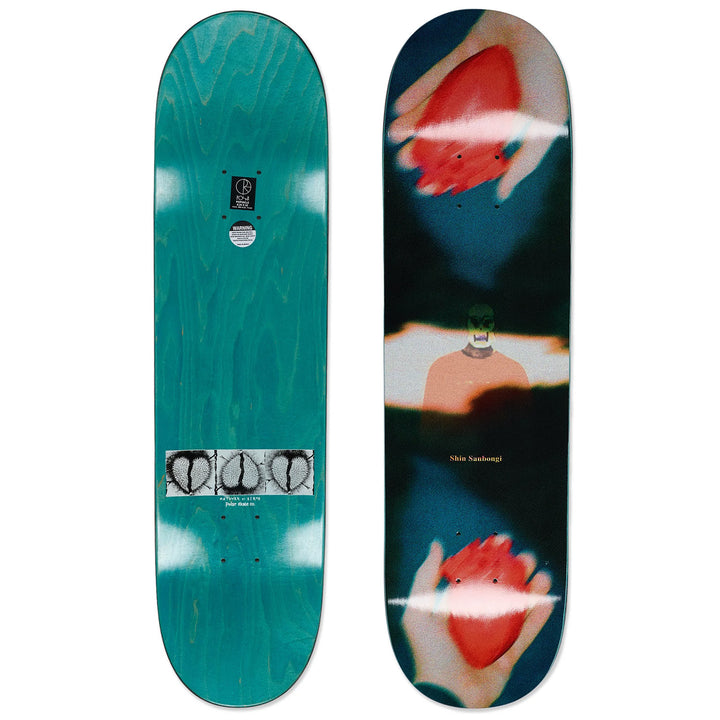 Polar Skate Co. Shin Sanbongi Heart In Hand 8.5 Skateboard Deck