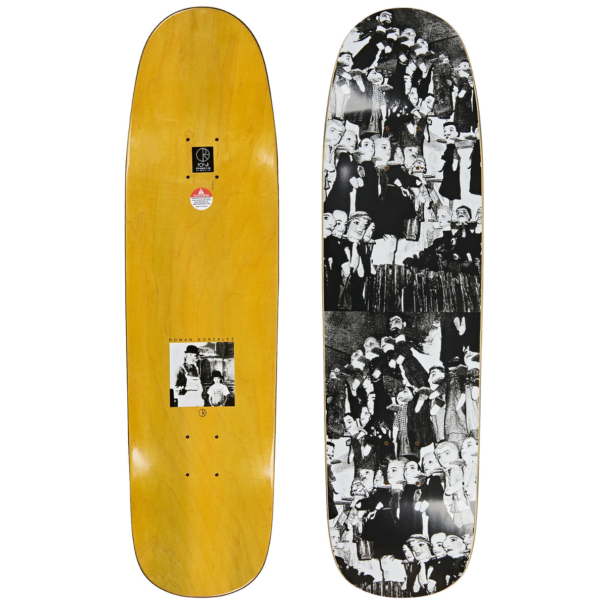 Polar Skate Co. Roman Gonzalez Puppet Storaage P9 8.625 Skateboard Deck