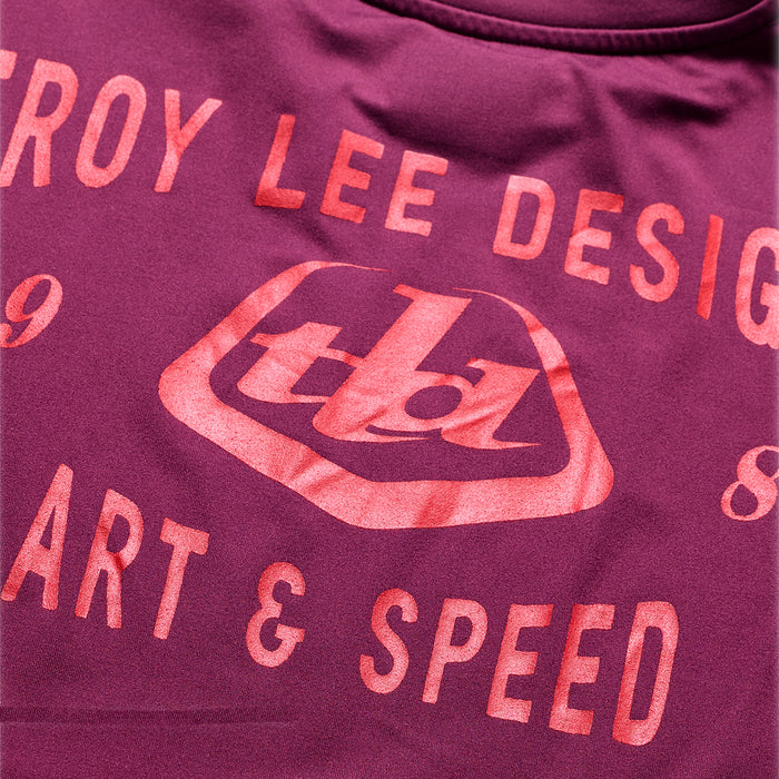 Troy Lee Designs Ruckus Long-Sleeve Ride Tee Lockdown Sangria