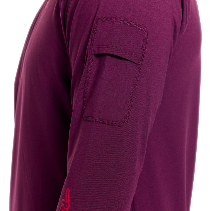 Troy Lee Designs Ruckus Long-Sleeve Ride Tee Lockdown Sangria