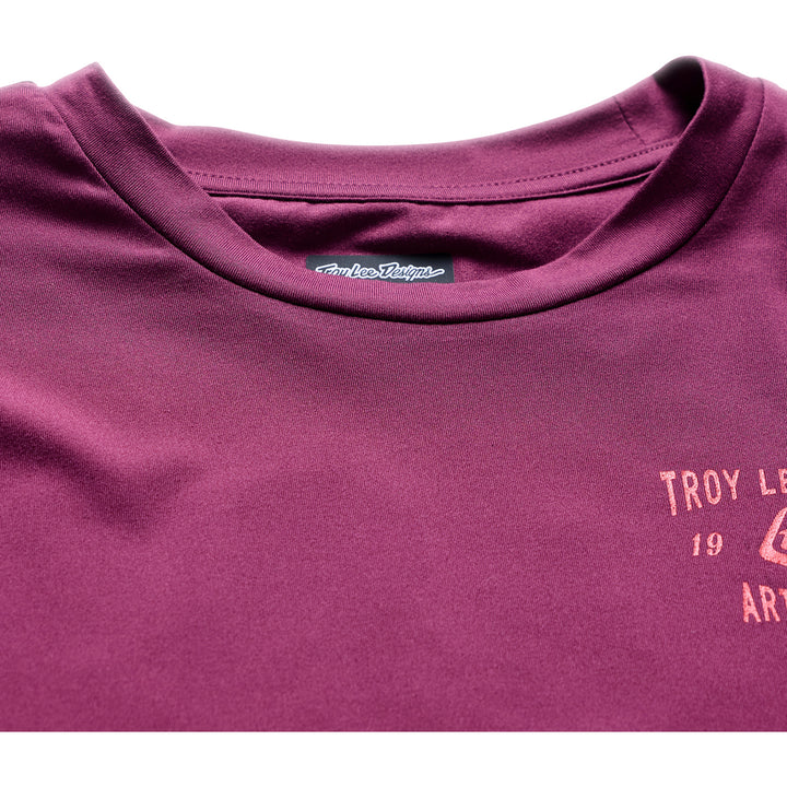 Troy Lee Designs Ruckus Long-Sleeve Ride Tee Lockdown Sangria