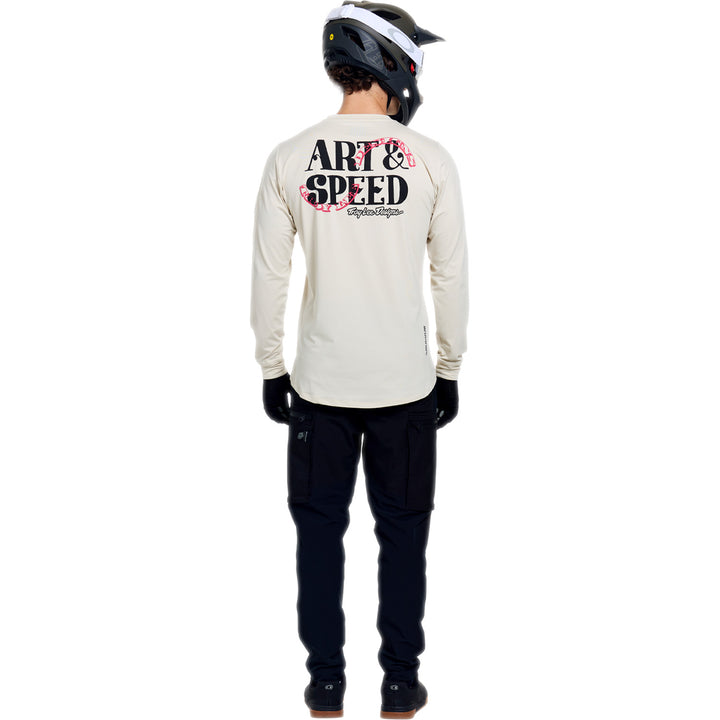 Troy Lee Designs Ruckus Long-Sleeve Ride Tee Art & Speed Pumice
