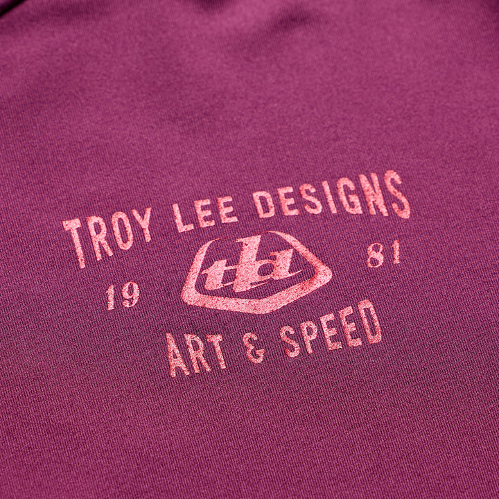 Troy Lee Designs Ruckus Long-Sleeve Ride Tee Lockdown Sangria