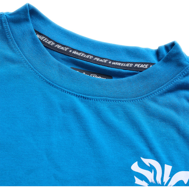 Troy Lee Designs Skyline Ride Long-Sleeve Tee - Kids' One Eye Aero Blue