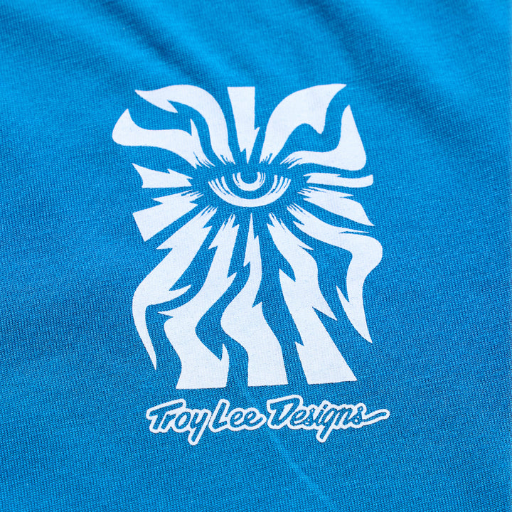 Troy Lee Designs Skyline Ride Long-Sleeve Tee - Kids' One Eye Aero Blue