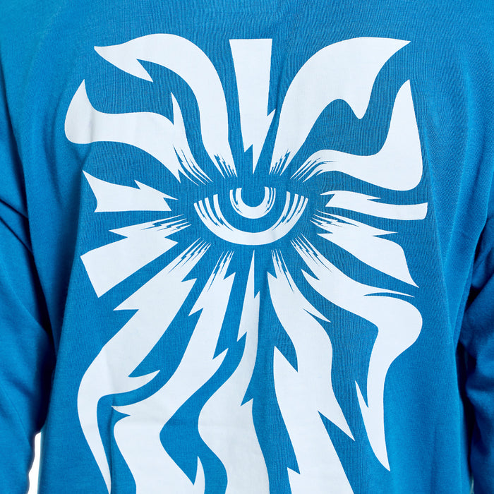 Troy Lee Designs Skyline Ride Long-Sleeve Tee - Kids' One Eye Aero Blue