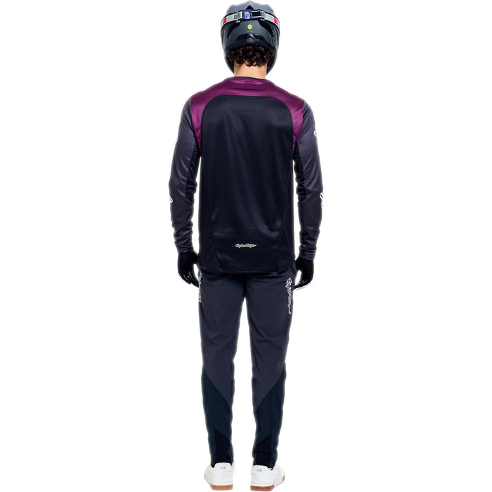 Troy Lee Designs Stage Long-Sleeve Jersey Signature Carbon
