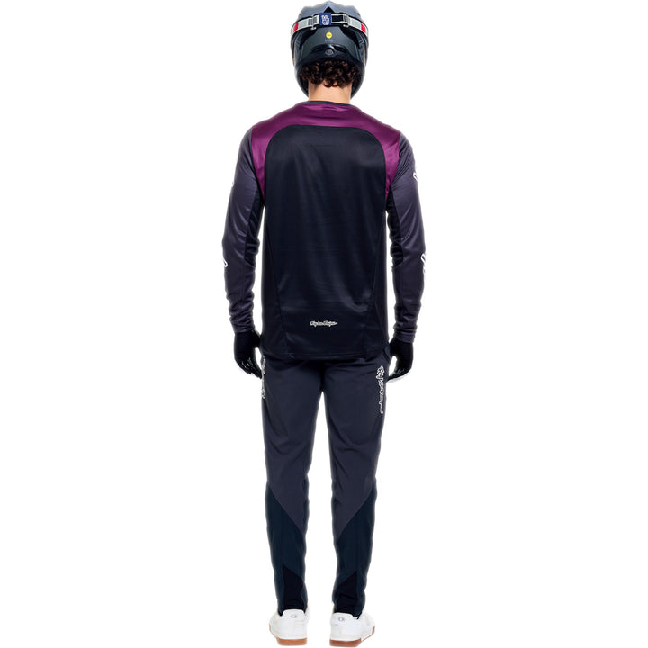 Troy Lee Designs Stage Long-Sleeve Jersey Signature Carbon