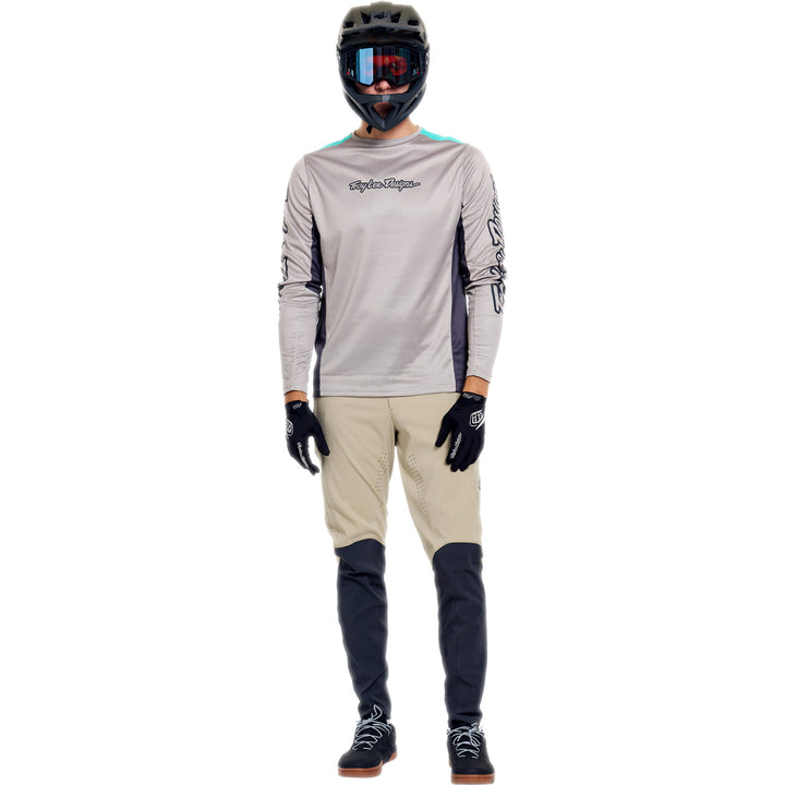 Troy Lee Designs Stage Long-Sleeve Jersey Signature Stone
