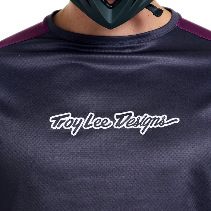 Troy Lee Designs Stage Long-Sleeve Jersey Signature Carbon