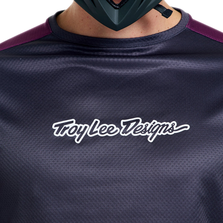 Troy Lee Designs Stage Long-Sleeve Jersey Signature Carbon