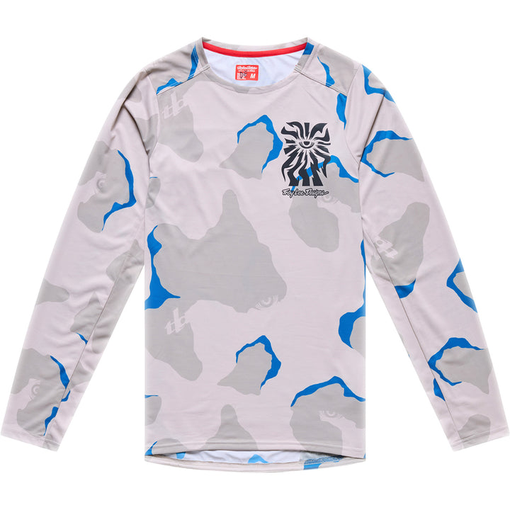 Troy Lee Designs Skyline Pro Long-Sleeve Jersey Flow Camo Pumice