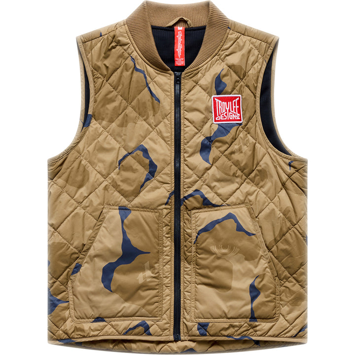 Troy Lee Designs Ruckus Ride Vest Flow Camo Sienna