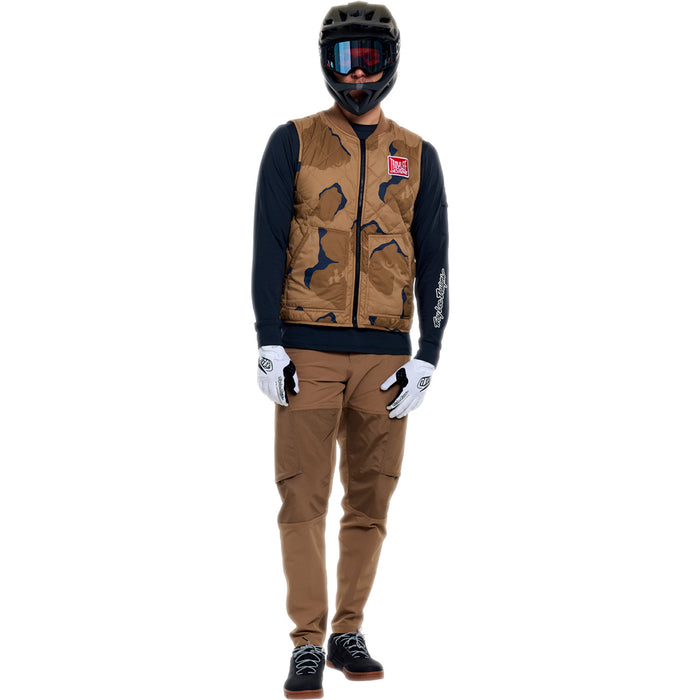 Troy Lee Designs Ruckus Ride Vest Flow Camo Sienna