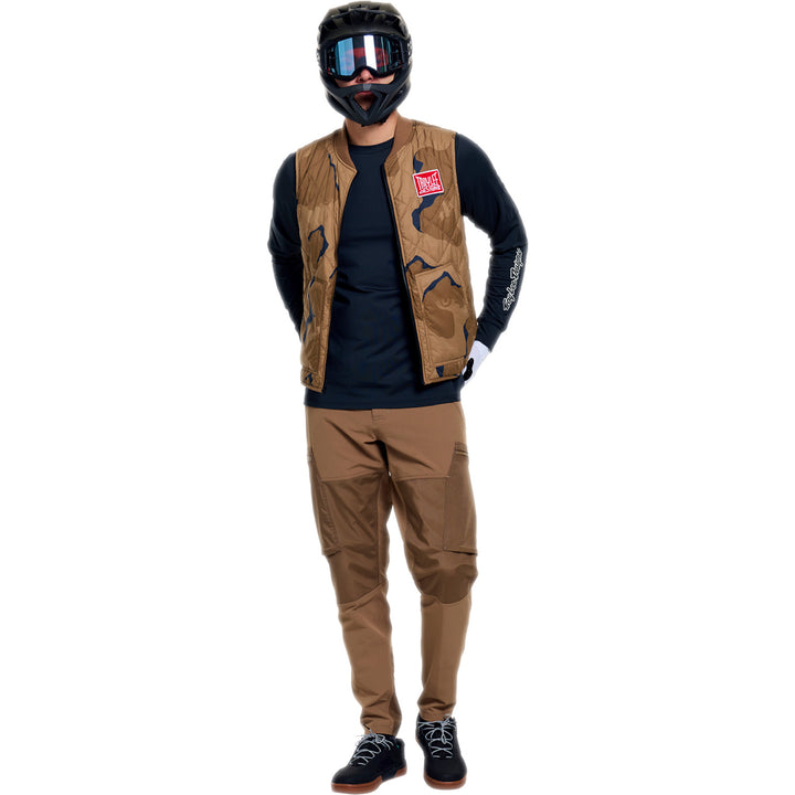 Troy Lee Designs Ruckus Ride Vest Flow Camo Sienna
