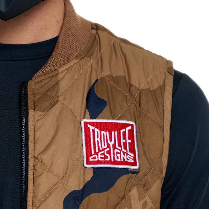 Troy Lee Designs Ruckus Ride Vest Flow Camo Sienna