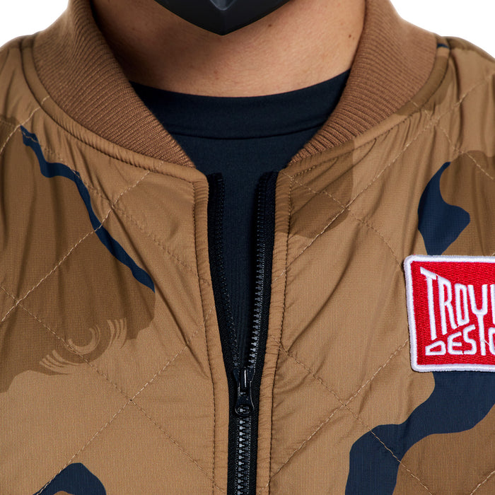 Troy Lee Designs Ruckus Ride Vest Flow Camo Sienna
