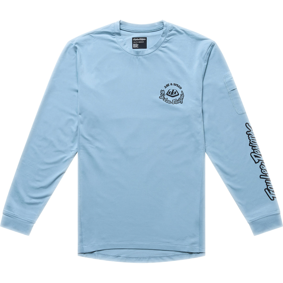 Troy Lee Designs Ruckus Ride Long-Sleeve Tee - Kids' Carbs Dawn Blue