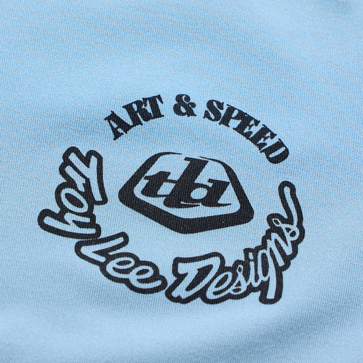 Troy Lee Designs Ruckus Ride Long-Sleeve Tee - Kids' Carbs Dawn Blue
