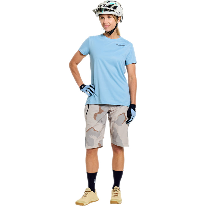 Troy Lee Designs Lilium Pro Short Sleeve Jersey - Women's Mono Dawn Blue