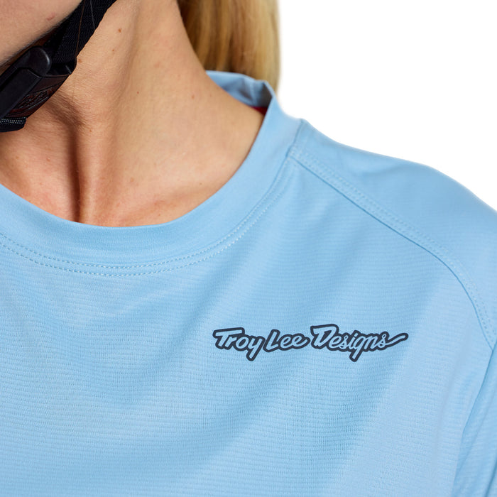 Troy Lee Designs Lilium Pro Short Sleeve Jersey - Women's Mono Dawn Blue