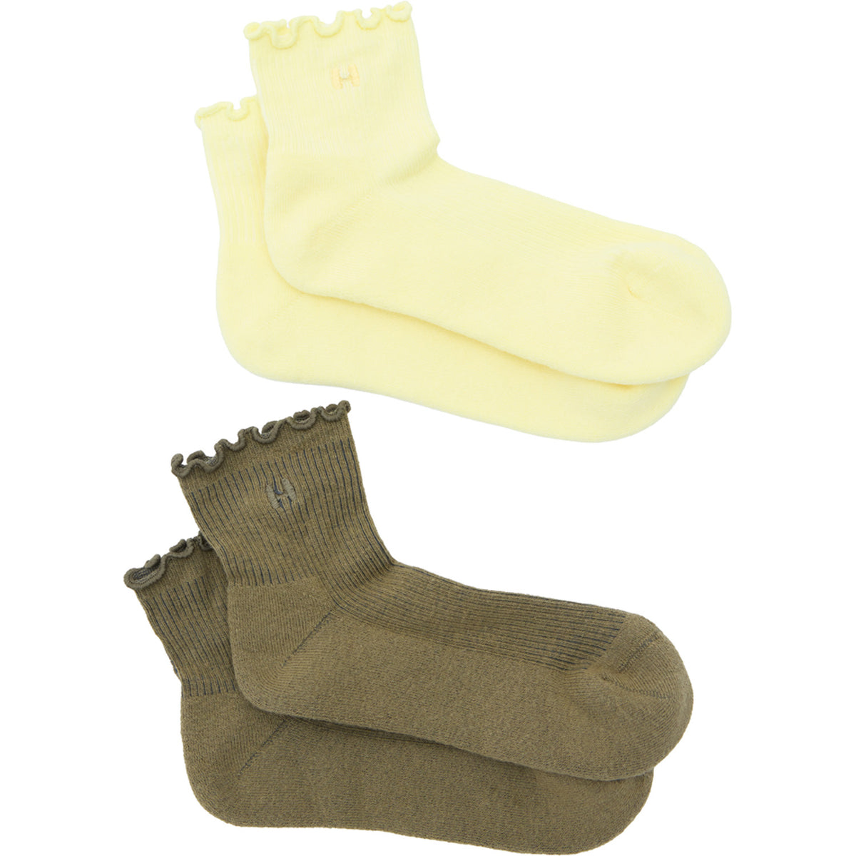 Halfdays Ruffle Socks - Women's Martini/Limoncello