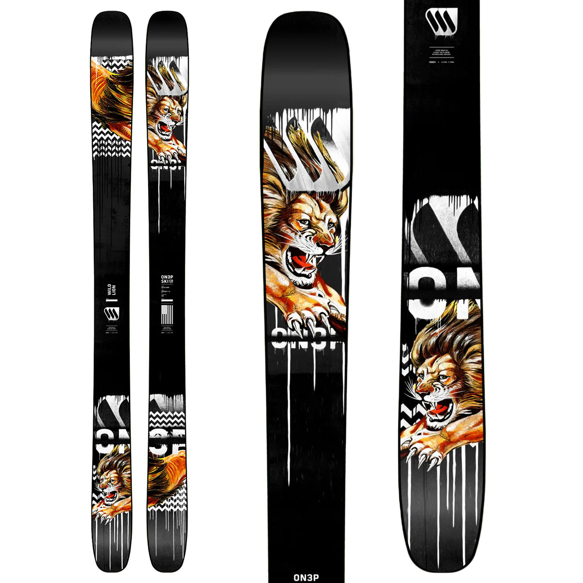 ON3P Jeffrey 112 Wild Lion Skis 2026