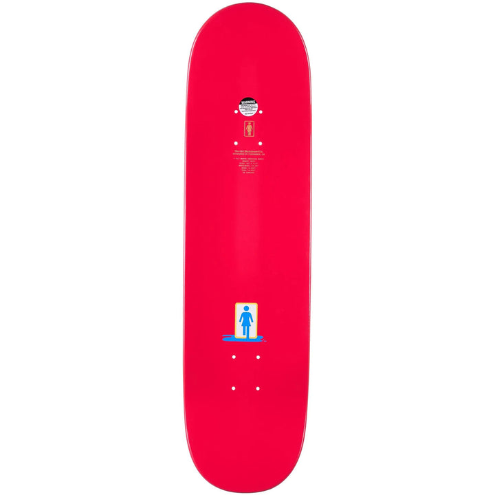 Girl Geering Blood Bath 8.5 Skateboard Deck