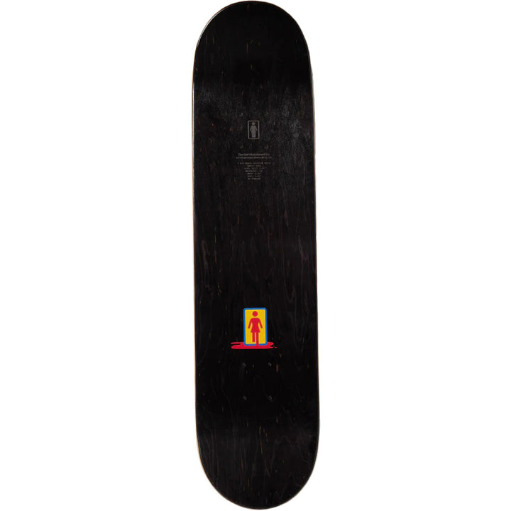 Girl Geering Blood Bath 8.0 Skateboard Deck