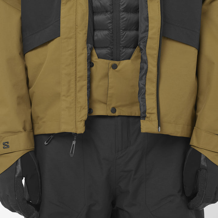 Salomon Venom Full Zip Jacket - Men's Brilliant Olive