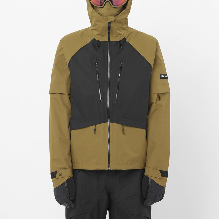 Salomon Venom Full Zip Jacket - Men's Brilliant Olive