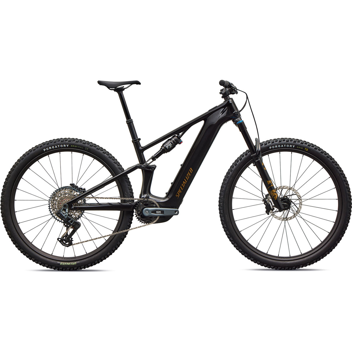 Specialized Turbo Levo R Expert E-Mountain Bike 2026 Gloss Carbon/Burnt Gold Metallic