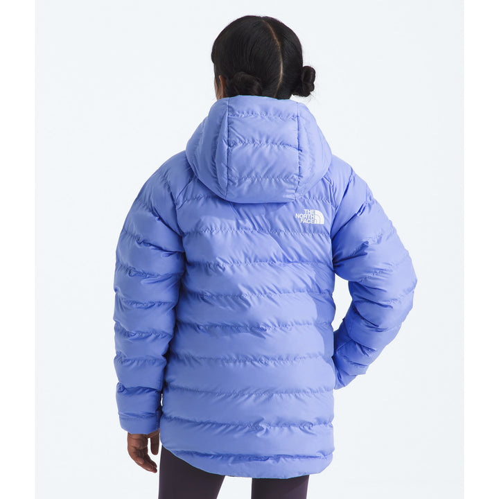 The North Face Reversible Perrito Hooded Jacket - Girls' Periwinkle Glow/Endless Dusk