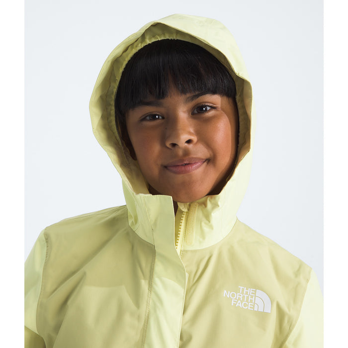 The North Face Antora Rain Jacket - Girls' Lemon Mist/Pear