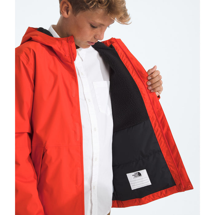 The North Face Warm Antora Rain Jacket - Boys' Lava Red