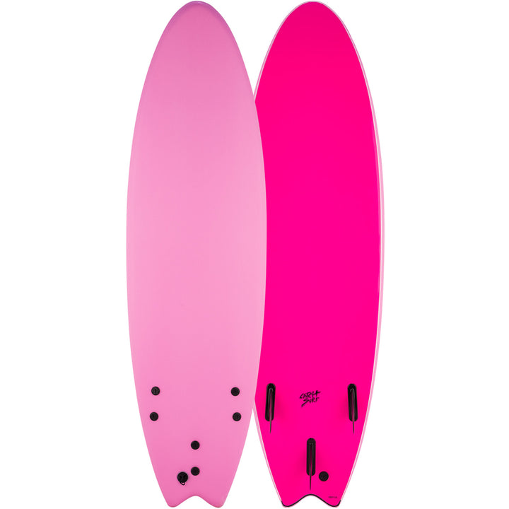 Catch Surf Blank Series 6'6" Fish - Tri Fin Surfboard Pink