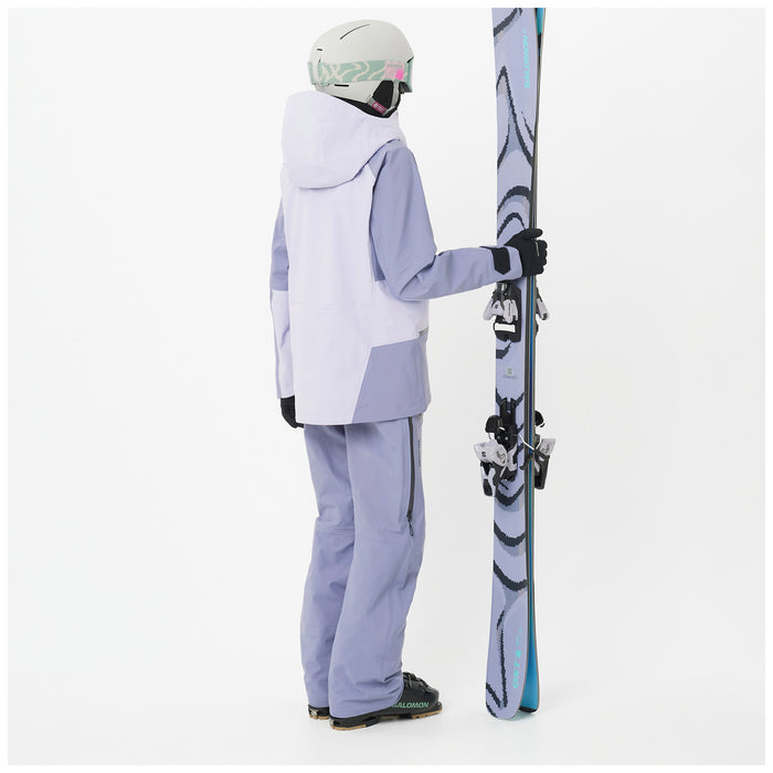 Salomon Absolute 3L Bibs - Women's Blue Granite/Deep Black